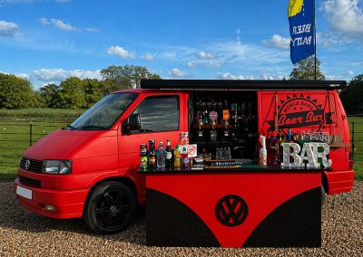 Beer Buz VW Mobile Bar at country retreat
