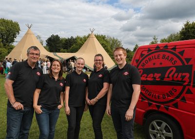 Staff of Beer Buz VW Mobile Bar