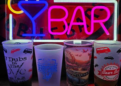 Beer Buz VW Mobile Bar Hire takeaway cups